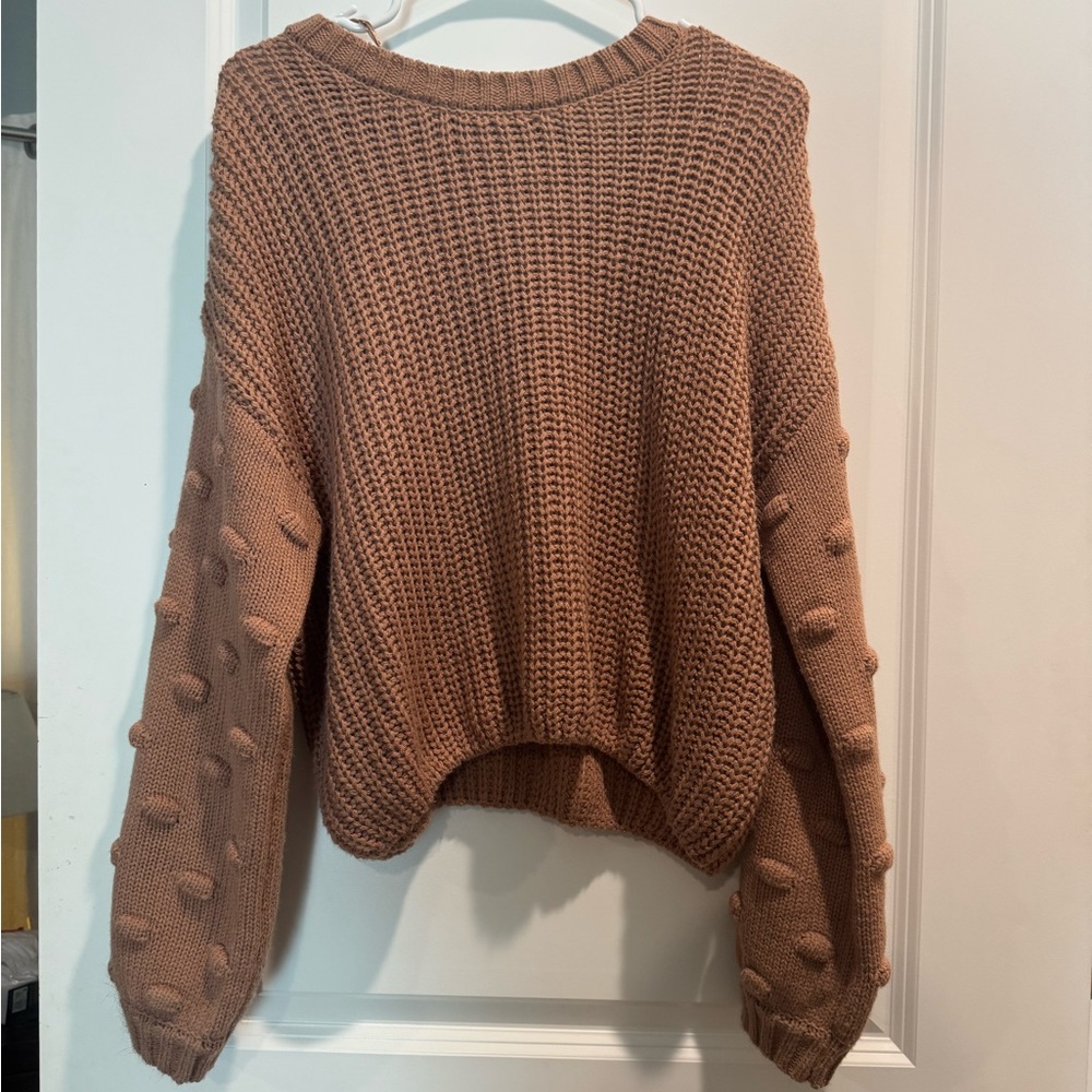 Jessica Simpson Mauve Textured Sweater